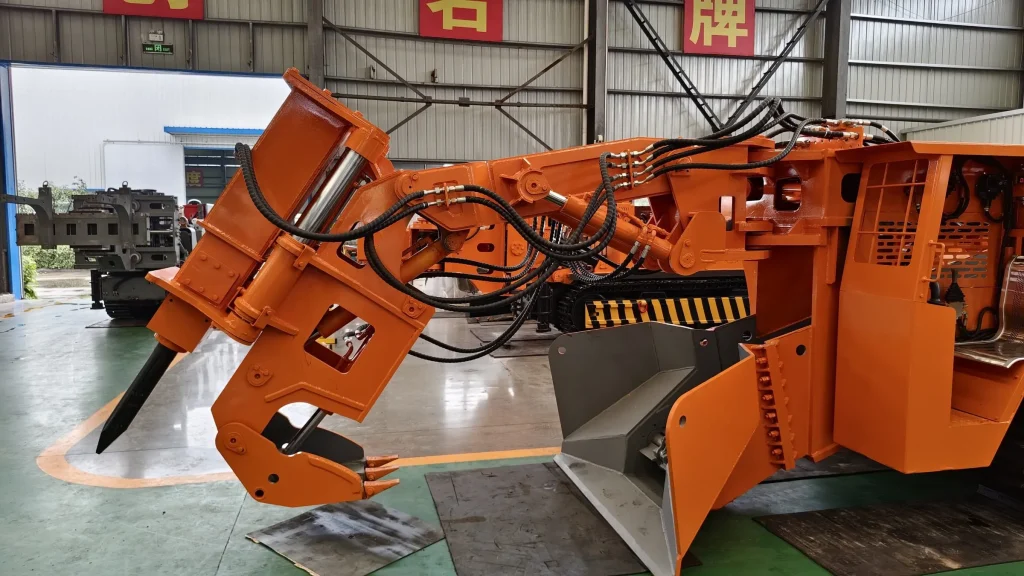 Excavating loader (slag raking machine) diesel electric dual power - Shandong Machinery